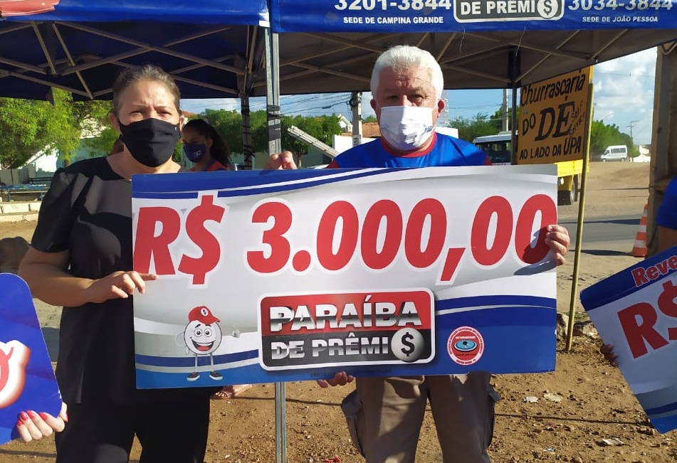 Antônio Fernandes Lopes, residente na cidade de Sousa, faturou R$ 3 mil no 1º prêmio. (Foto: Reprodução).