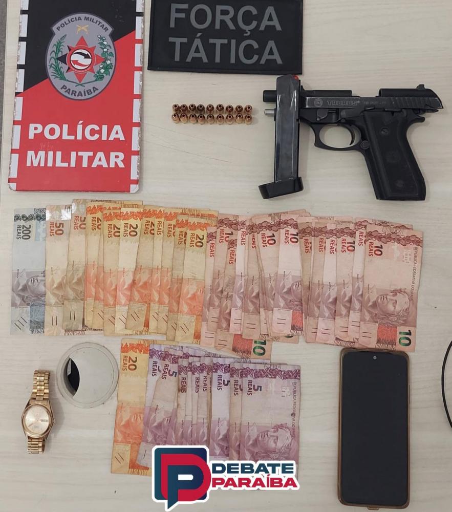 Essa foi a segunda arma de fogo apreendida pelo pelotão de Força Tática, após poucos dias de instalado na cidade de Uiraúna (Foto: Reprodução)