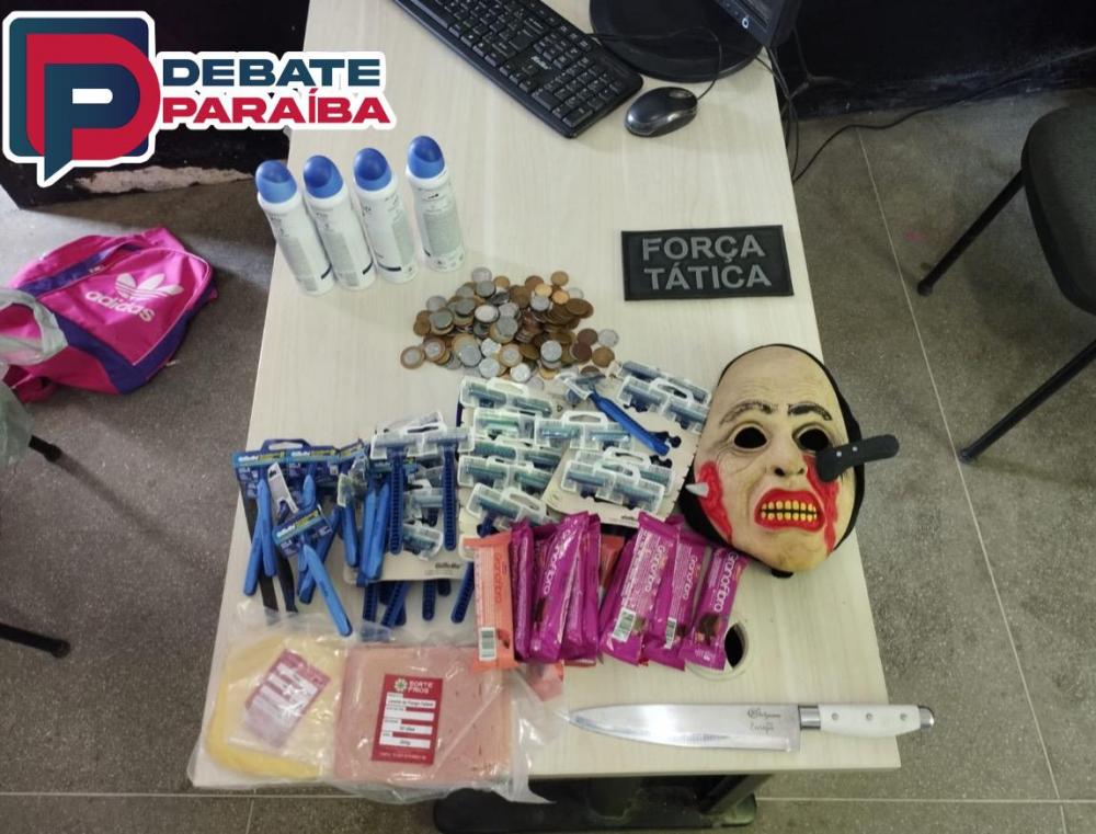 O suspeito e o material apreendido foram encaminhados à delegacia de Polícia Civil, para serem adotadas as medidas que determinam a lei (Foto: Reprodução)