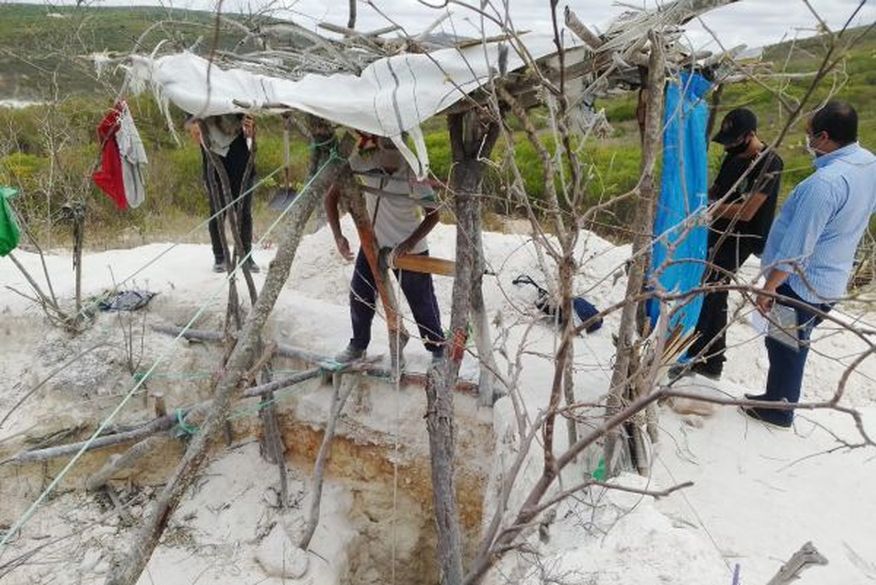 Uma operação resgatou 11 trabalhadores em condições análogas à escravidão​ em garimpos e minas de caulim (Foto: Reprodução)