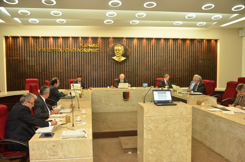 Pleno do Tribunal de Contas da Paraíba. (Foto: Reprodução).