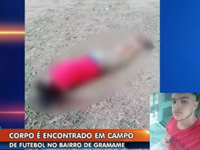 Familiares de José Emerson fizeram a identificação do corpo e depois foi liberado para ser feito o velório e sepultamento (Foto: Reprodução TV Arapuan)