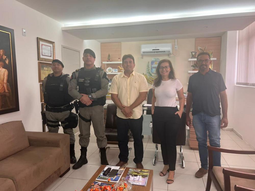 A reunião proporcionou uma análise aprofundada sobre o impacto positivo que a nova sede do Batalhão terá no desenvolvimento do município e no fortalecimento da segurança na região (Foto: Reprodução)