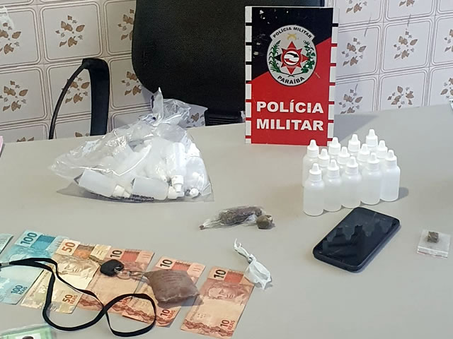 Polícia Militar realiza duas apreensões de drogas em ações realizadas na cidade de Pombal; homens e mulheres foram conduzidos à delegacia