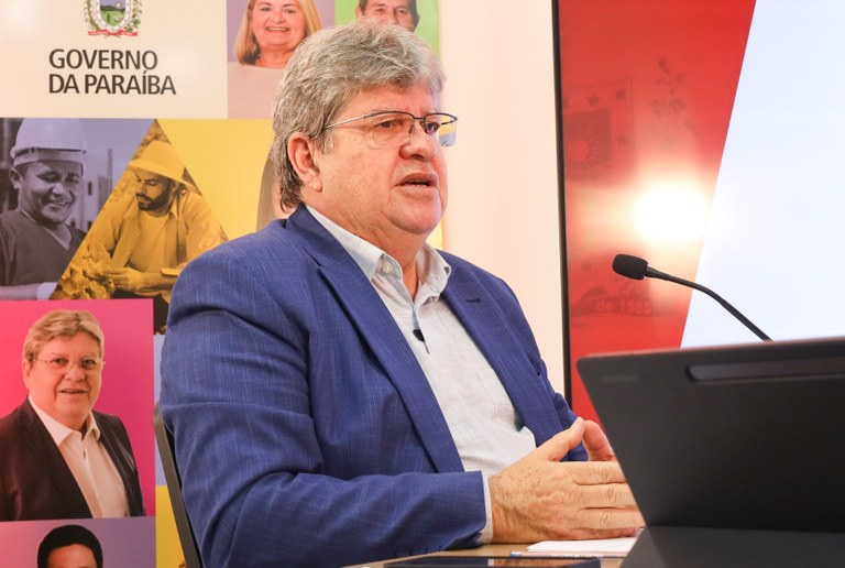Governador João Azevêdo. (PSB). (Foto: Reprodução).