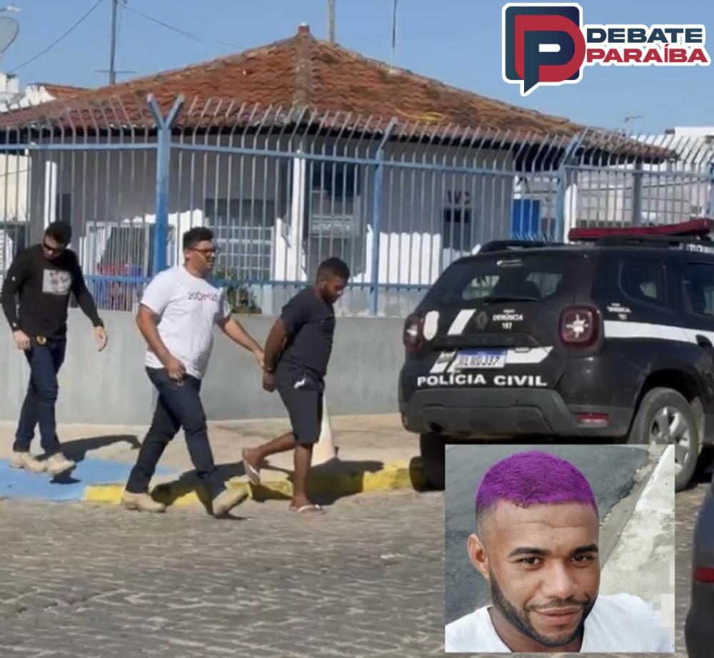 O acusado foi encaminhado à delegacia de Polícia Civil e apresentado ao delegado de plantão, para serem realizados os procedimentos que determinam a lei (Foto: Reprodução)