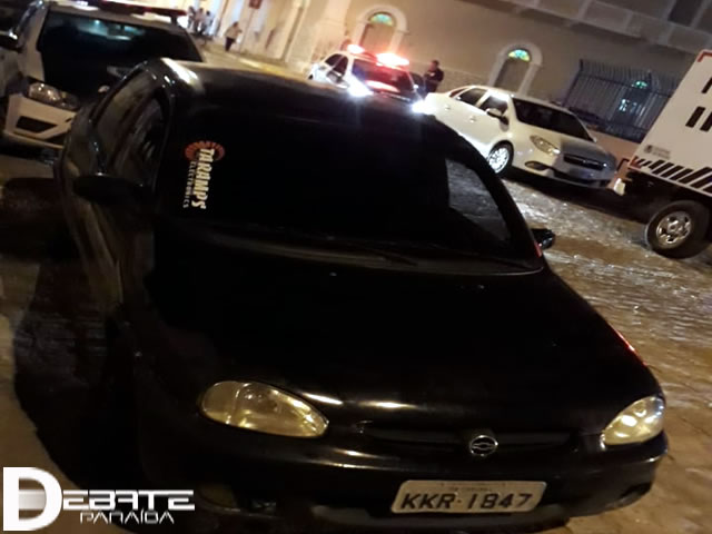 O automóvel foi levado à delegacia de Polícia Civil de Pombal e após serem adotados os procedimentos necessários, foi devolvido ao verdadeiro proprietário (Foto: Reprodução)