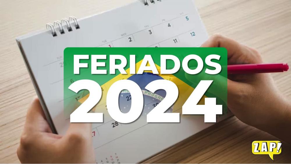 De acordo com o documento, os 10 feriados civis e religiosos, definidos por lei no âmbito federal e estadual. (Foto: Reprodução).