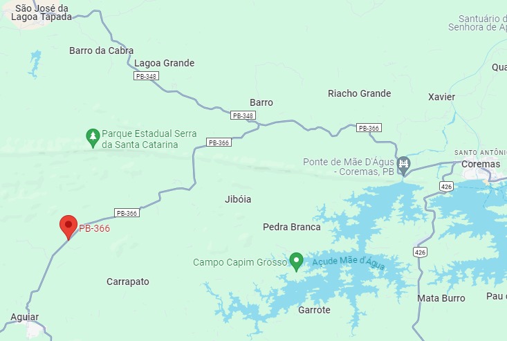 Definida empresa que será responsável pela obra de pavimentação da rodovia que liga Aguiar a Coremas, no sertão do estado 
