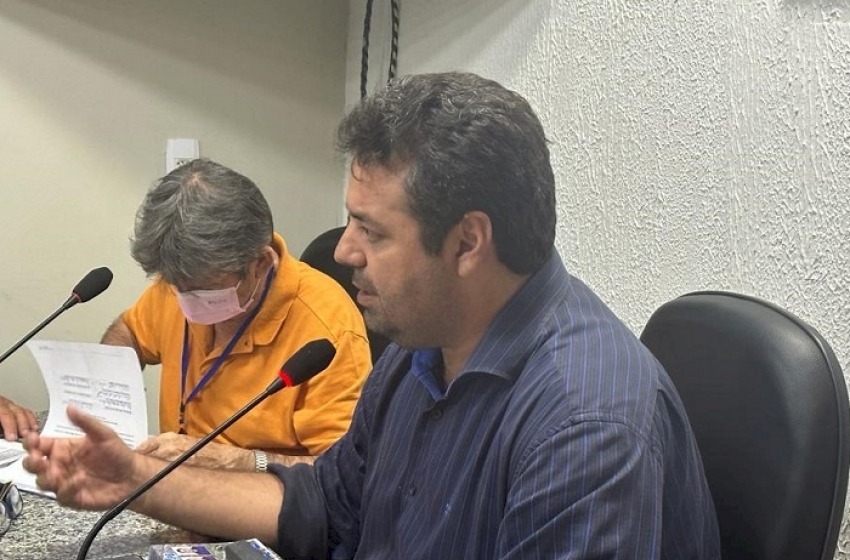 Neto de Santa (PSDB), presidente da Câmara Municipal de Vieirópolis. (Foto: Reprodução).