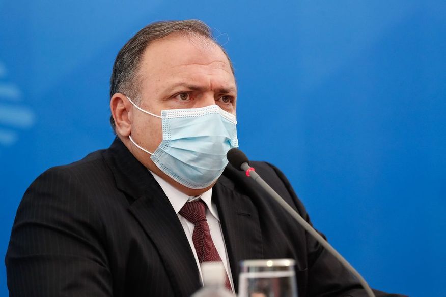 O ministro também volta a dar declarações contraditórias sobre o volume de vacinas previstas para o mês de março. (Foto: Reprodução)
