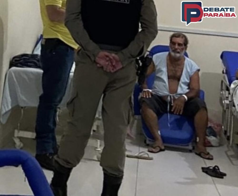 Após ser submetido a audiência de custódia será recambiado para a Colônia Agrícola Penal de Sousa (Foto: Reprodução)