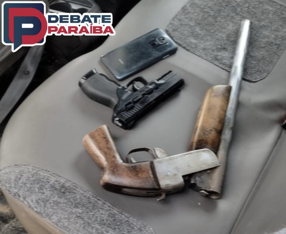O suspeito foi conduzido à delegacia de Polícia Civil com o material apreendido (Foto: Reprodução)