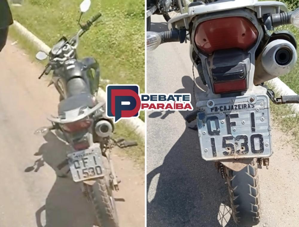 Diante dos fatos, o casal foi preso e conduzido à delegacia de Polícia Civil juntamente com a moto recuperada (Foto: Reprodução Debate Paraíba)