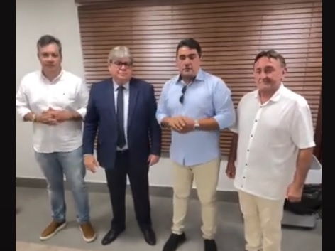 O encontro com o Governador ocorreu na última sexta-feira (08), na granja Santana, residência oficial do Governo do Estado. (Foto: Reprodução).