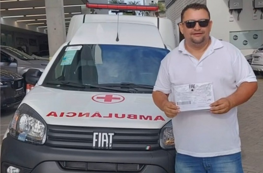 A entrega do veículo automotivo a edilidade municipal ocorreu na tarde dessa segunda-feira (19), em João Pessoa, capital paraibana. (Foto: Divulgação).
