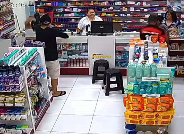 Diligências foram efetuadas pelas guarnições de serviço, porém sem êxito na captura dos assaltantes (Foto: Reprodução)