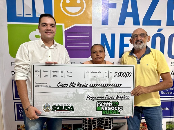 O secretário da Agência de Desenvolvimento, Thomas Marques, destacou a ausência de juros nos empréstimos (Foto: Reprodução)