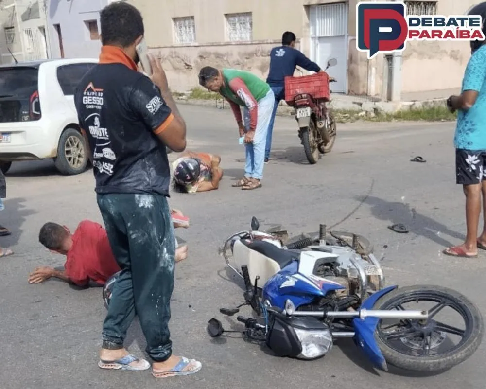 O SAMU foi acionado e esteve no local para prestar socorro à vítima (Foto: Reprodução)