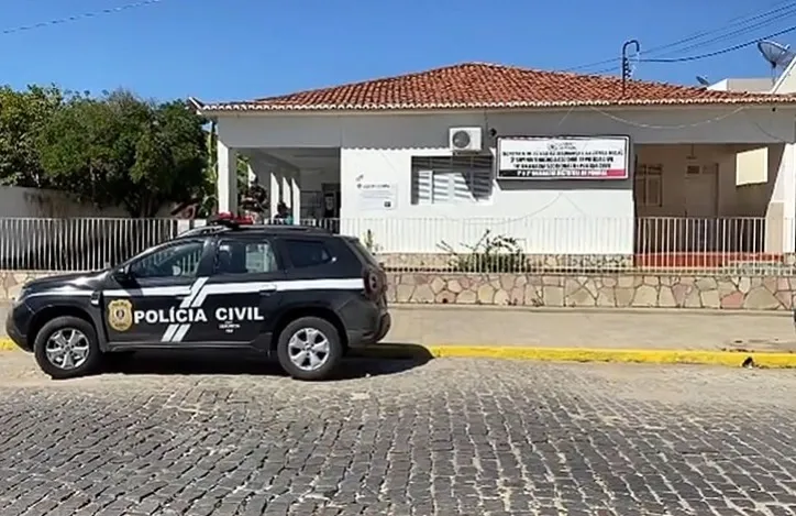O indivíduo foi conduzido à delegacia de Polícia Civil, para ser dado continuidade ao procedimentos policial (Foto: Reprodução)