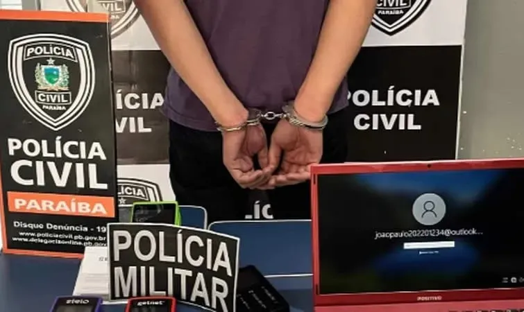 Somente um suspeito de integrar a organização criminosa foi preso nesta segunda-feira (20). Segundo a polícia, os outros suspeitos não foram presos e seguem sendo investigados (Foto: Reprodução)