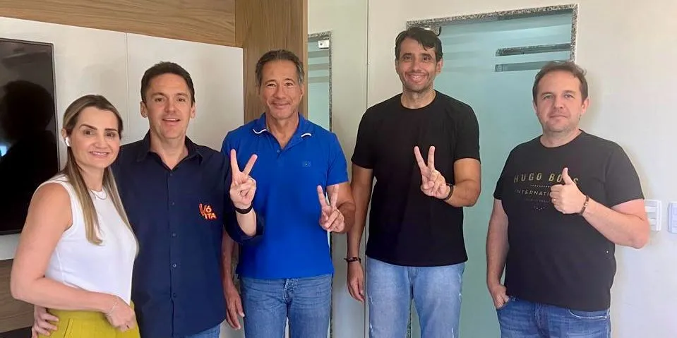 Gilbertão agradeceu o apoio e reafirmou seu compromisso com o empresariado sousense. (Foto: Divulgação).