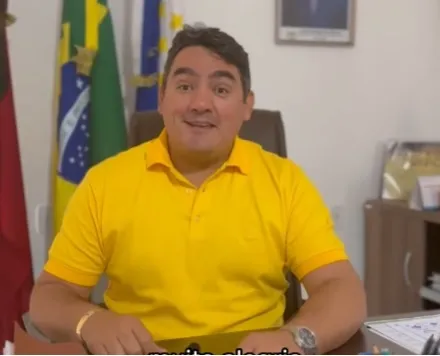 Lucas Braga (PSB), prefeito do município de Marizópolis. (Foto: Reprodução).