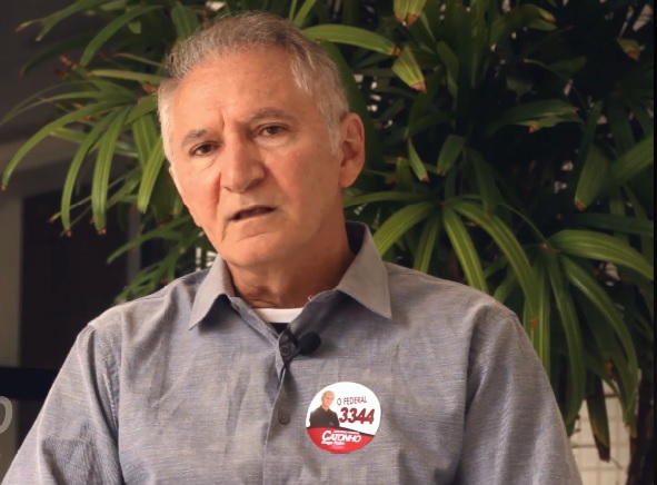 Catonho Braga PMN, candidato a Deputado Federal. (Foto: Reprodução).