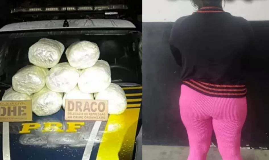A acusada estava sendo monitorada desde a saída do estado da Bahia, e ao chegar no município de Cajazeiras em um ônibus interestadual (Foto: Reprodução)