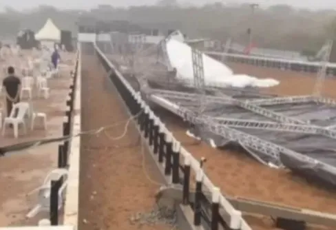 O Parque publicou em seu perfil no Instagram um post avisando que o evento na tarde deste sábado (06) estava suspenso, mas sem maiores detalhes (Foto: Reprodução)