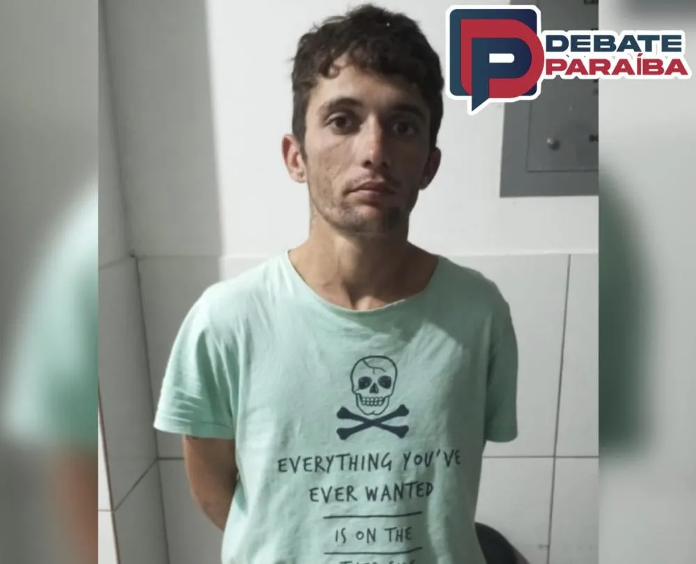 O acusado recebeu voz de prisão e foi encaminhado à delegacia de Polícia Civil de Sousa (Foto: Reprodução)