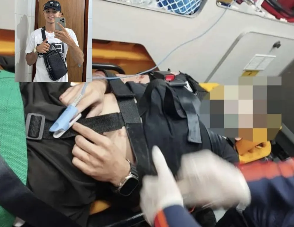 Devido a gravidade dos ferimentos, Francisco Braga não resistiu e veio a óbito na unidade hospitalar em que estava internado (Foto: Reprodução)