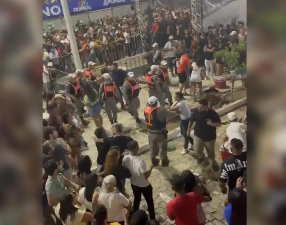 Os envolvidos identificados foram conduzidos à delegacia de Polícia Civil (Foto: Reprodução)