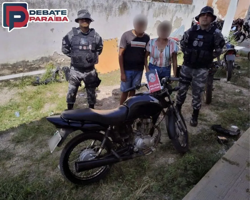 A motocicleta foi rebocada à delegacia de Polícia Civil e posteriormente devolvida ao proprietário legítimo (Foto: Reprodução)