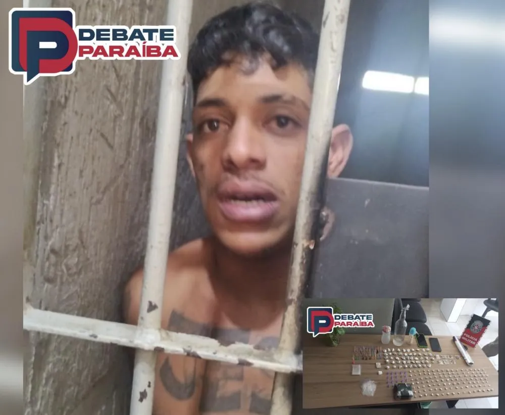 O acusado e todo o material apreendido foram conduzidos à delegacia de Polícia Civil (Foto: Reprodução)