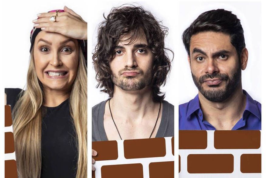 Carla, Fiuk e Rodolffo estão no paredão (Foto: Reprodução)