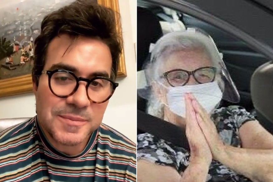 Na última quinta-feira (18) o padre já afirmava que o estado de saúde de sua mãe havia piorado e que ela tinha sido transferida para UTI (Unidade de Terapia Intensiva). (Foto: Reprodução).