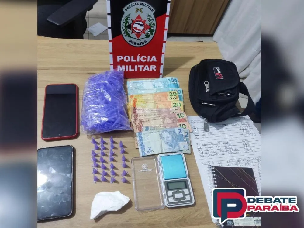Diante dos fatos, os acusados e o material apreendido foram encaminhados à delegacia de Polícia Civil de Sousa (Foto: Reprodução)