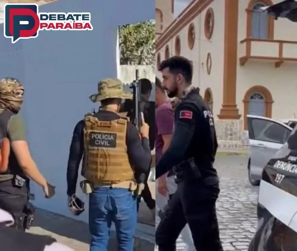 Após ser capturada, a acusada foi levada à delegacia de Polícia Civil de Pombal (Foto: Reprodução)