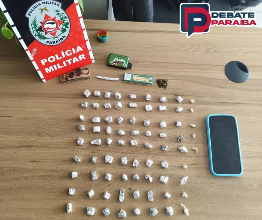 O infrator da lei recebeu voz de prisão e foi conduzido à delegacia de Polícia Civil com o material apreendido (Foto: Reprodução)
