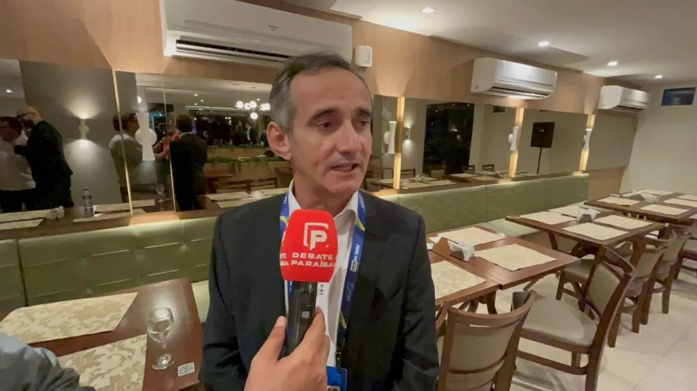 José Lopes da Silva Neto, presidente da FCDL/PB. (Foto: Debate Paraíba).