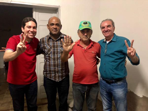 Felipe Leitão recebe apoio de Bira Estrela do PSD. (Foto: Debate Paraíba). 