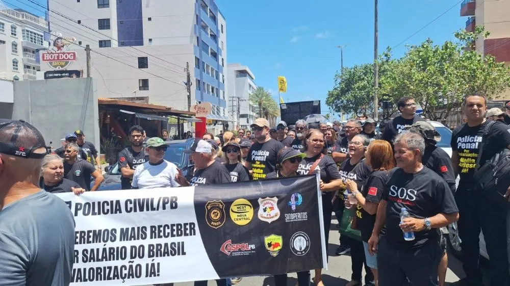 Pauta principal de manifestação é a melhoria salarial da categoria, que, segundo eles, estaria defasada no estado (Foto: Reprodução)