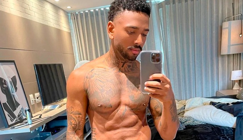 O cantor vinha afastado das redes e da mídia, desde que se envolveu em grandes polêmicas com sua ex-noiva, a modelo Duda Reis. (Foto: Reprodução).