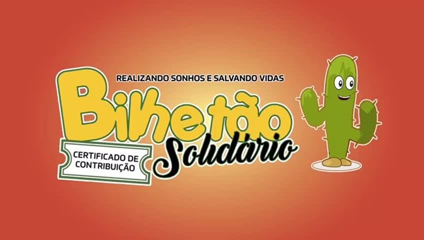 Bilhetão Solidário anuncia volta de sorteios. (Foto: Reprodução). 