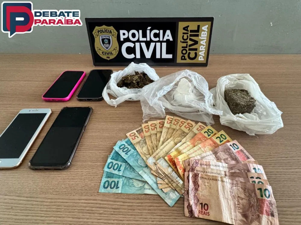 Com o flagrante constatado, o acusado recebeu voz de prisão, e em seguida foi levado à delegacia de Polícia Civil (Foto: Reprodução)