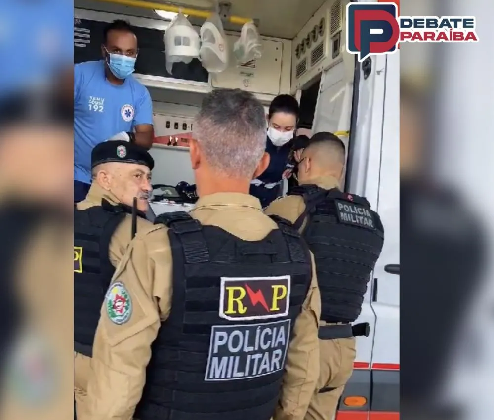 Posteriormente, o homem foi encaminhado ao Hospital Regional de Sousa, para receber o atendimento médico necessário (Foto: Reprodução)
