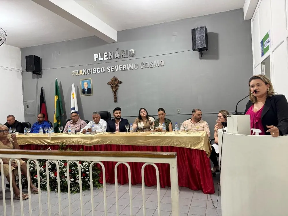A Sessão Solene reforça o compromisso da Câmara de Aparecida com a valorização e a luta pelos direitos das mulheres (Foto: Reprodução)