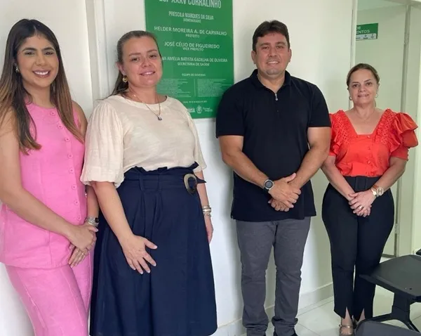 O ato de inauguração contou com a presença do prefeito Helder Carvalho, secretária de Saúde, Ana Amélia de Oliveira, além de servidores da Saúde e moradores da comunidade. (Foto: Divulgação).