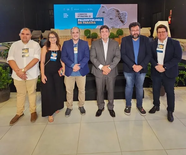 O I Congresso Internacional de Paleontologia da Paraíba, realizado em Sousa, entre os dias 21,22 e 23 de março, no Espaço Casé. (Foto: Reprodução).